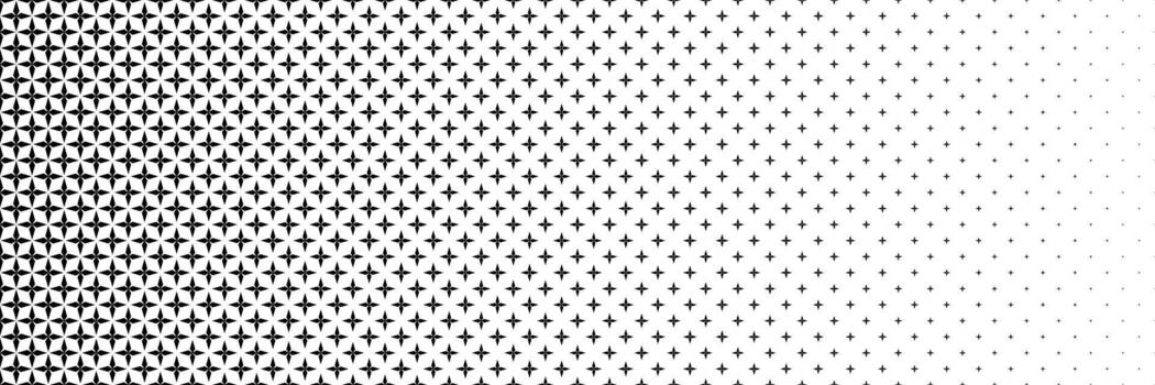 black halftone of diamond shape quadrangle design for pattern and background. vector