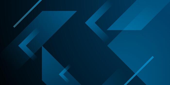 Abstract futuristic blue banner background. Overlap arrow concept pattern element design. Cool style background. vector