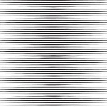Black horizontal thin lines pattern on white background vector