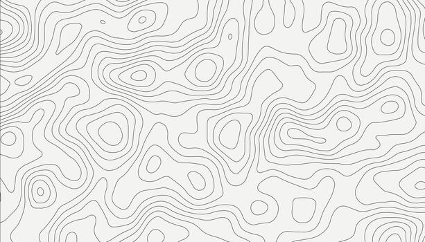 Abstract Topographic Line Map Pattern Background vector
