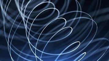 Dynamic light trails in motion mesmerizing loop patterns video