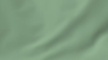 mjuk mörk grön tyg vinka slät textur visuell bakgrund mild pastell trasa rörelse abstrakt minimal design lugna estetisk yta mönster naturlig Färg avslappning textil- bakgrund elegant video