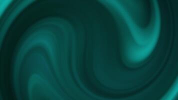 vätska abstrakt virvla runt kricka grön lutning lämplig för bakgrunder, digital konst, webb design, och presentationer. video