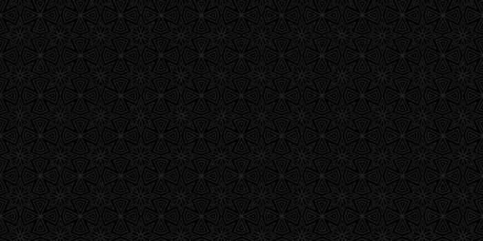 Dark Monochrome Interlocking Geometric Star and Triangle Pattern vector