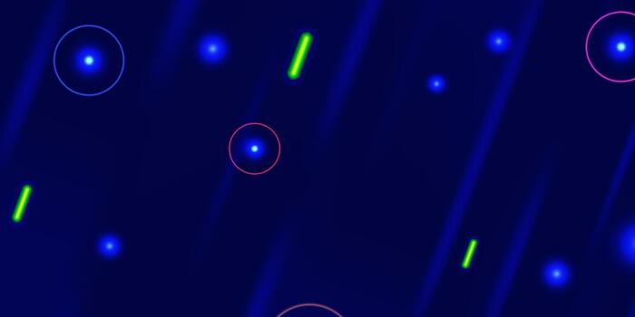 Abstract space background with extraterrestrial objects, stars, and comets. vector