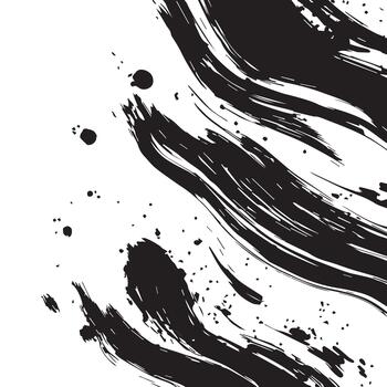 dinámica negro tinta remolinos resumen textura antecedentes vector