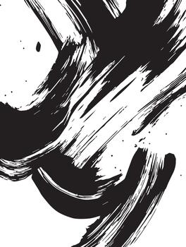 Dynamic Ink Splatter Abstract Art Background Texture vector