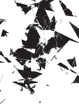 Sharp Black and White Abstract Texture Dramatic Geometric Patterns for Design Projects vector