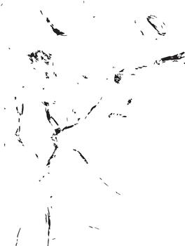 Abstract Black Ink Splatter Grunge Texture Background Design Element Artistic Brushstroke Pattern vector