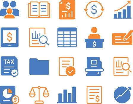 Financial Analysis and Business Accounting Concept with Graphs Charts and Diagrams for Investment and Marketing Strategies vector