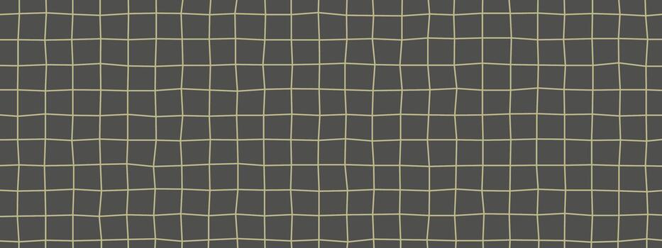 Grid pattern paper background. Notebook lines and squares form a checker texture with wavy, hand-drawn geometric blocks. seamless design. School math sheet template for education materials. vector