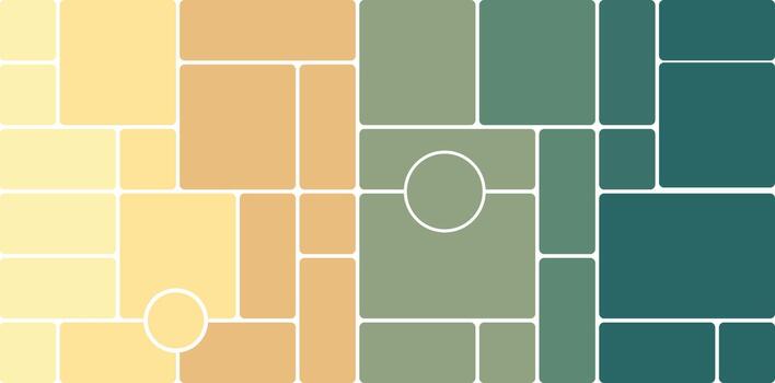 Soft Color Bento Grid Pattern Minimal Abstract Design vector