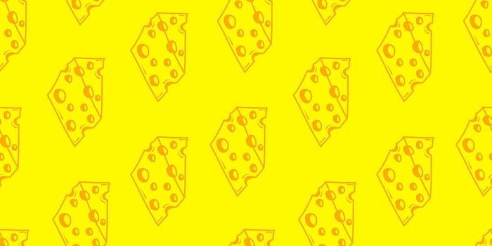 Cheese style pattern. Cheese design. Cheddar seamless pattern. Cheese doodle pattern background. Seamless pattern of cheese doodle illustration background. Seamless Pattern of a Dairy Deligt. vector