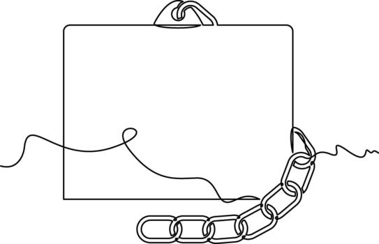 uno línea Arte entrada retranca gorra ilustración. línea arte, uno continuo línea, simple, mano dibujado y bosquejo estilo. para iconos, símbolos, señales o logos vector