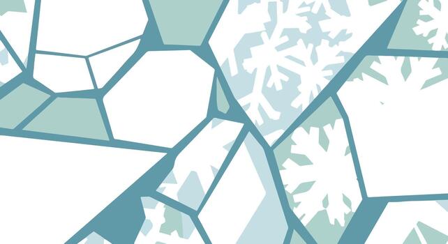 Abstract Geometric Background with Fragmented Mosaic Shapes vector