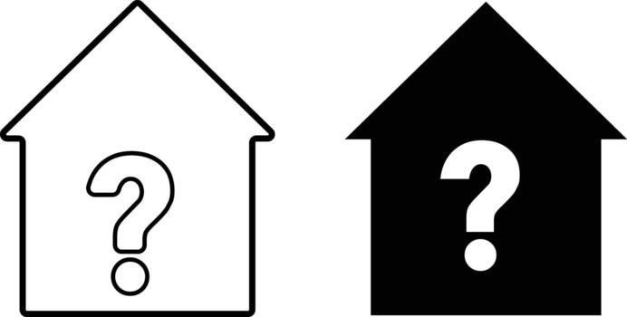 question box icons set. FAQ and help center symbols. Ask Question Icons. Answer and support signs vector