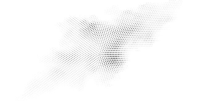Diagonal black halftone fade with soft comic dot pattern vector