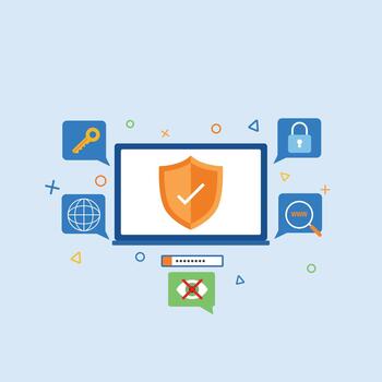 datos intimidad día en línea seguridad y personal datos proteccion vector