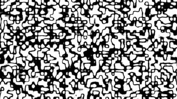 animado néon Preto neural rede tecnologia abstrato fundo. fluindo digital linha. video