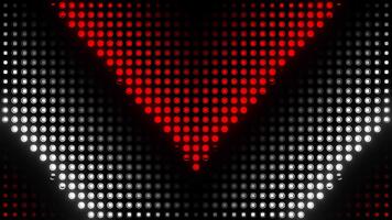 Red and White Circles Light Moving Background VJ Loop in 4K video