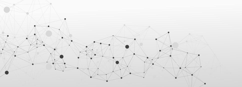 Digital Network Connections Abstract Technology Background Design vector