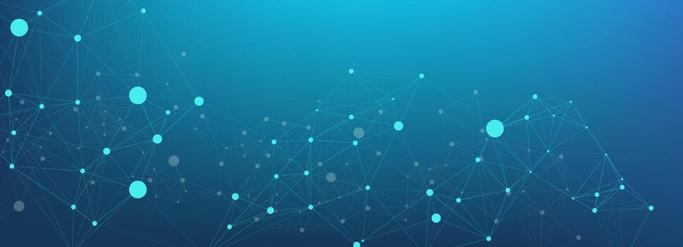 Abstract Blockchain Big Data Artificial Intelligence Background vector