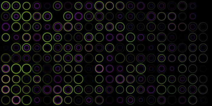 Green violet geometric linear circles abstract futuristic modern background vector