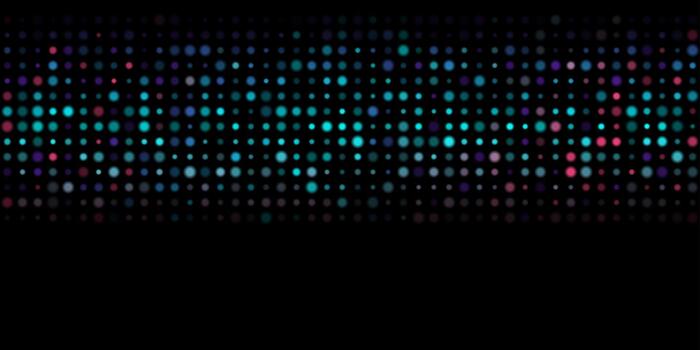 Blue purple shiny sparkling halftone dots abstract futuristic background vector