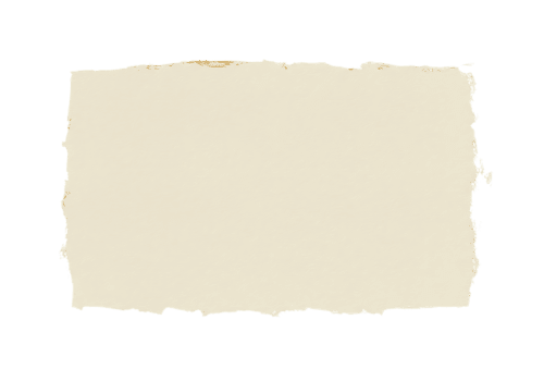 Plain textured paper fragment with torn edges isolated on a transparant background for design mockups png