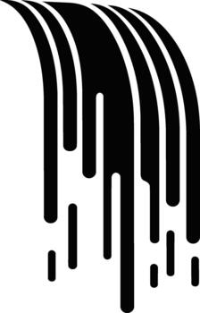 Abstract flowing lines creating a dynamic visual effect. vector