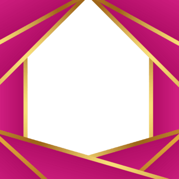 elegante rosado y oro en capas geométrico antecedentes con 3d cinta formas ideal para lujo pancartas o invitaciones png