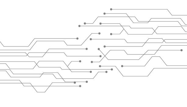 white technology background image Line design for communication connections in digital systems Hi-tech technology pattern vector