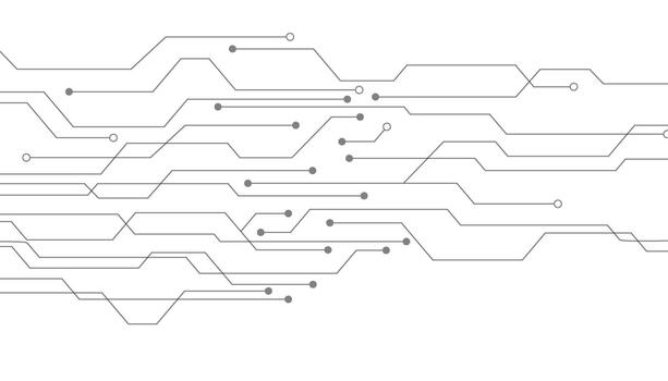 alta calidad sin costura circuito modelo en Delgado línea estilo en blanco antecedentes vector