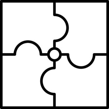 Problem Solving Puzzle vector