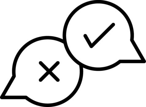 responder respuesta sábana vector