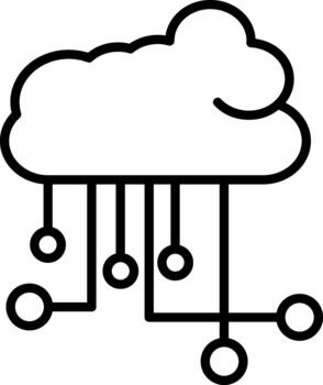 Cloud Computing Service vector