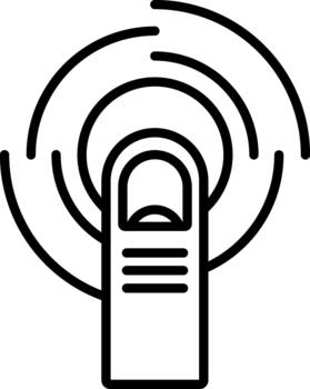 móvil pantalla grifo vector