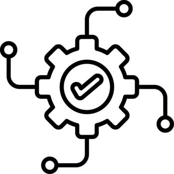 Automated System Process vector
