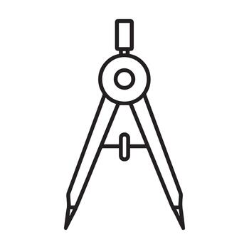Compass Icon and Wind Rose Symbol Set and Graphics for Navigation, Direction, and Travel vector