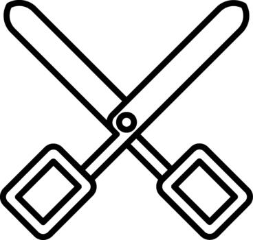 Sharp Craft Scissors vector