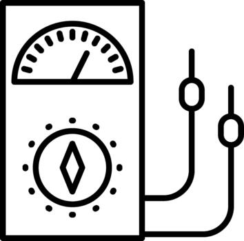 Digital Volt Meter vector