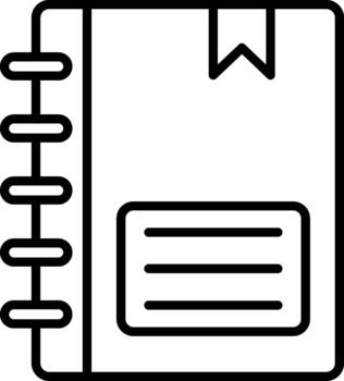 diario estudiar sesión vector