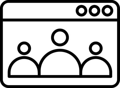 Returning Subscriber Profile vector