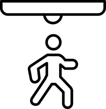 movimiento detección sensor vector