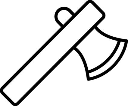 Sharp Camping Axe vector