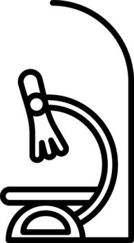 óptico Ciencias microscopio vector