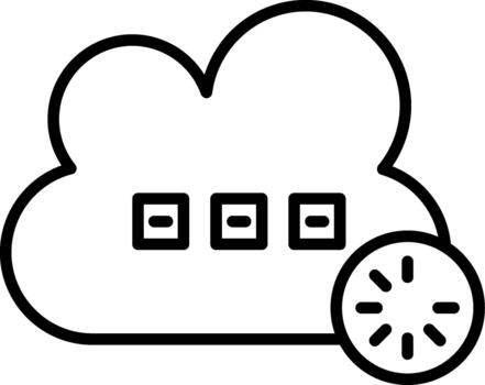 actualizar nube almacenamiento vector