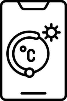 Ambient Temperature Sensor vector