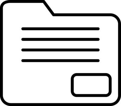 Classroom Study Folder vector