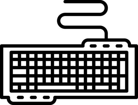 Keyboard Input Device vector